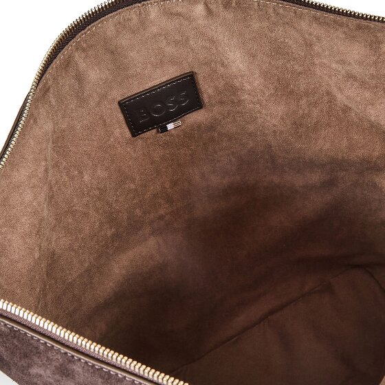 Boss Yelena Sac à bandoulière Cuir véritable 28 cm
