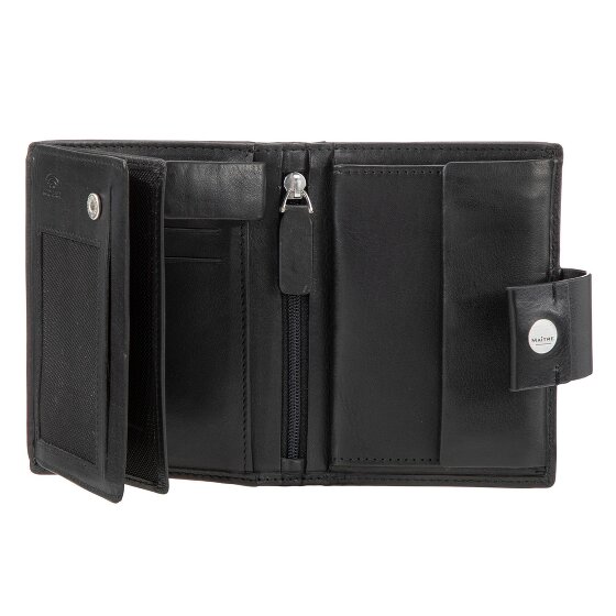 Maître Henau Dawina Porte-monnaie Protection RFID Cuir véritable 12.5 cm