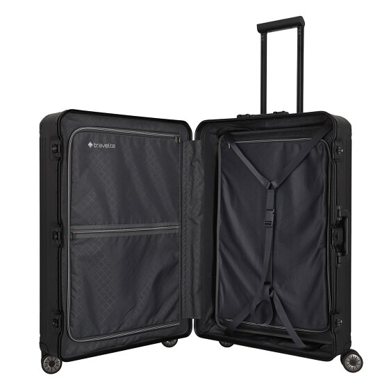 Travelite Valise cabine Next à 4 roues en Aluminium, 77 cm
