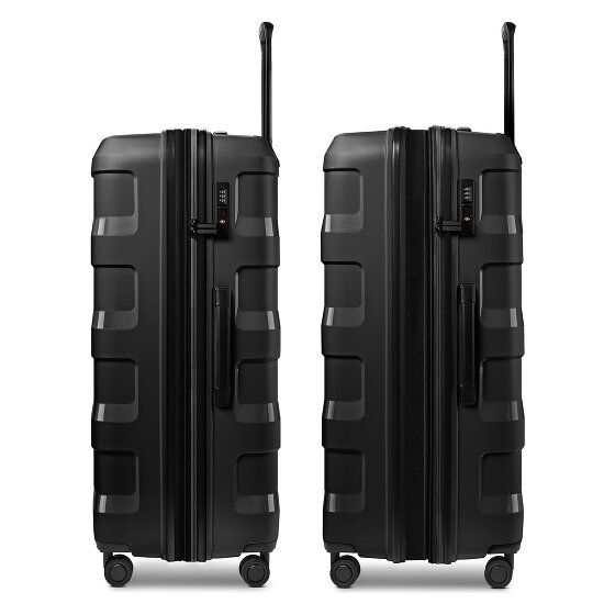 Redolz Pro PP 4 roues Valise cabine 83 cm '"avec soufflet d''extension"'