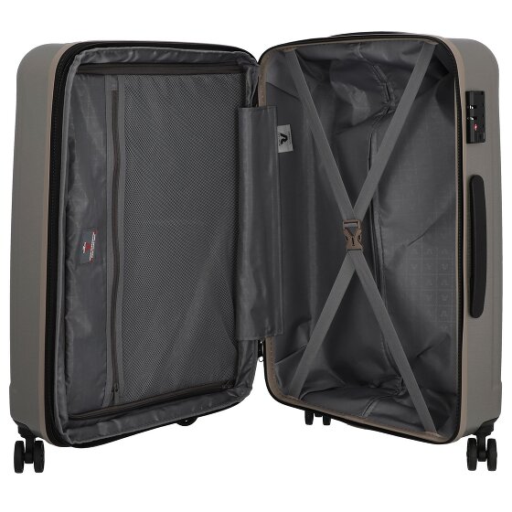 Roncato Kinetic 2.0 4 roues Valise cabine M 66 cm avec soufflet d'extension