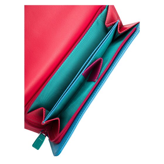 Mywalit Tri-fold Zip Wallet Porte-monnaie en cuir 17 cm