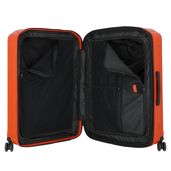 Piquadro PQ-Light 4 roulettes Trolley M 69 cm avec soufflet d'extension