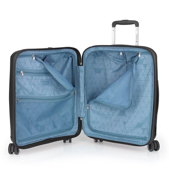 Gabol Queens 4 roulettes Set de valises 4 pièces avec soufflet d'extension