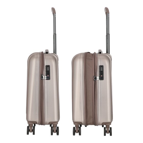 Polestream Moonrock 4 roulettes Trolley de cabine S 55 cm avec soufflet d'extension