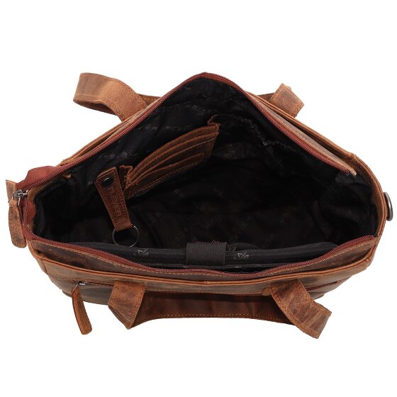 Plevier Retro Jackson Sac de shopper Cuir véritable 31 cm Compartiment ordinateur