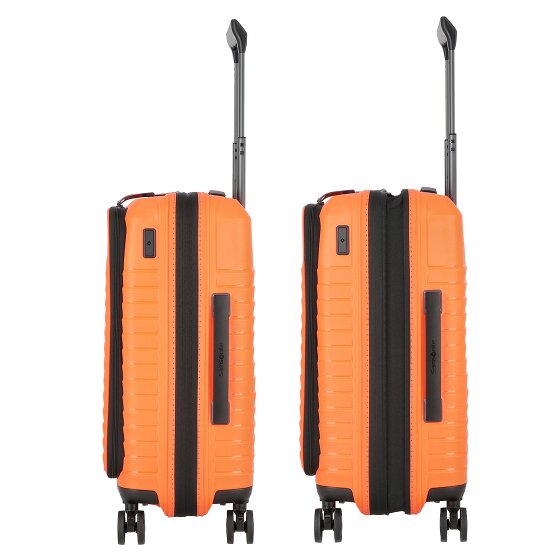 Samsonite Intuo 4 roulettes Trolley de cabine 55 cm Compartiment pour ordinateur portable avec soufflet d'extension