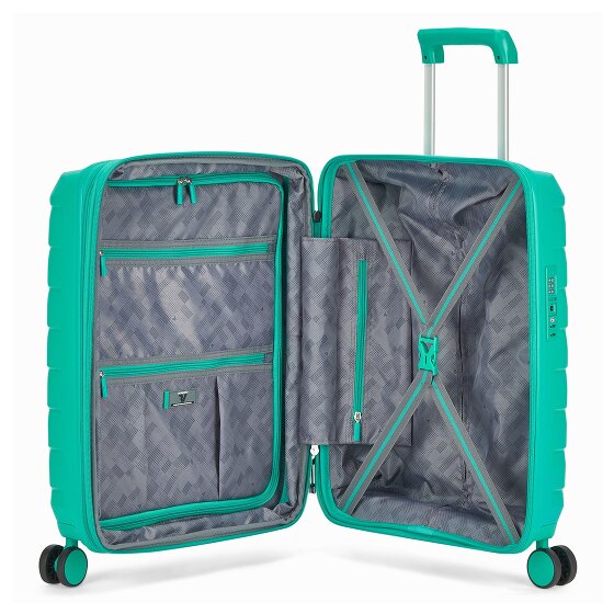 Roncato Skyline 2.0 4 roulettes Trolley de cabine 55 cm avec soufflet d'extension