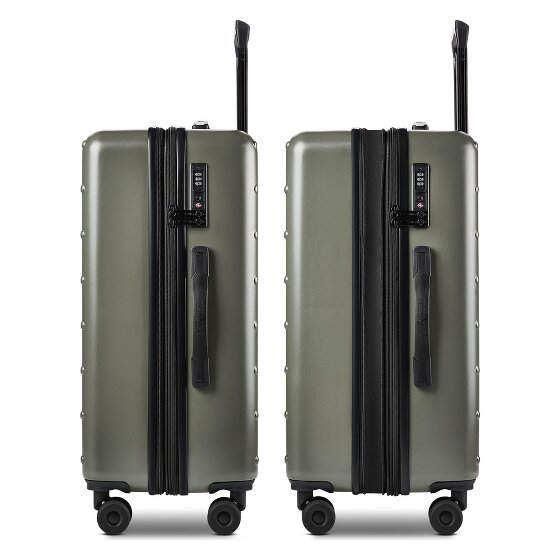Roberto Cavalli Florence 4 roues Valise cabine 63 cm avec soufflet d'extension
