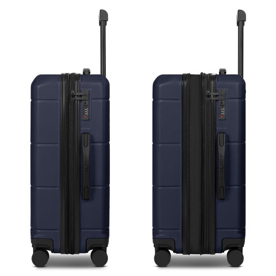 Police London 4 roulettes Trolley 64 cm avec soufflet d'extension