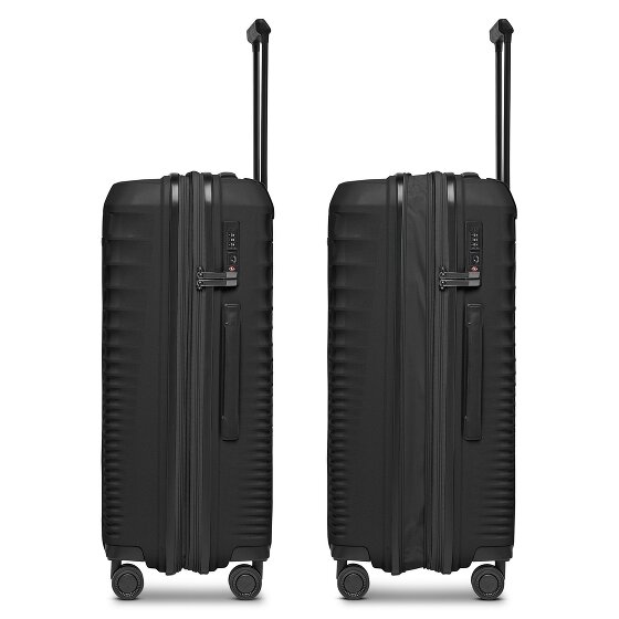 Farmhood Eco Edition 4 roulettes Set de valises 3 pièces avec soufflet d'extension