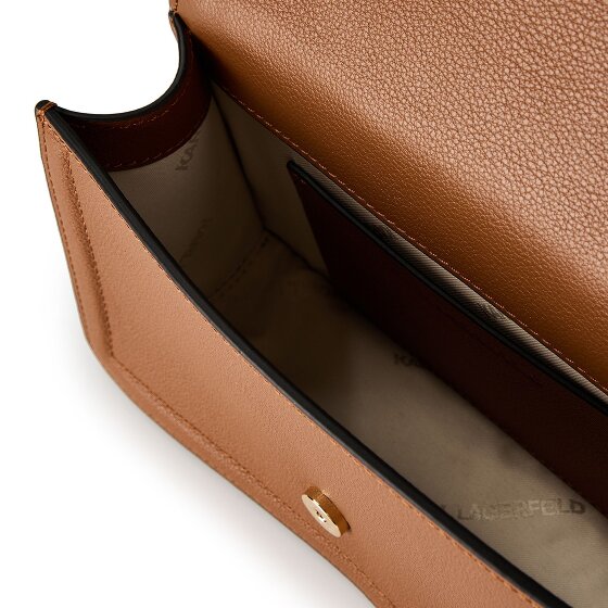 Karl Lagerfeld Nova Sac à bandoulière Cuir véritable 20 cm
