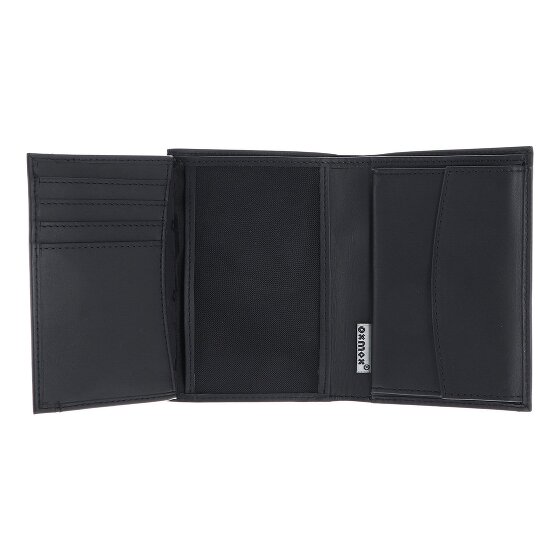 oxmox Leather Porte-monnaie Protection RFID Cuir véritable 13 cm