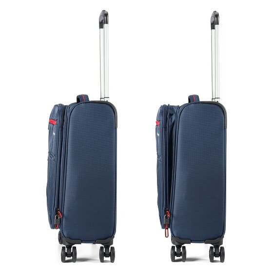 Benzi 5825 4 roulettes Trolley de cabine 55 cm avec soufflet d'extension