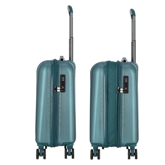 Polestream Moonrock 4 roulettes Trolley de cabine 55 cm avec soufflet d'extension