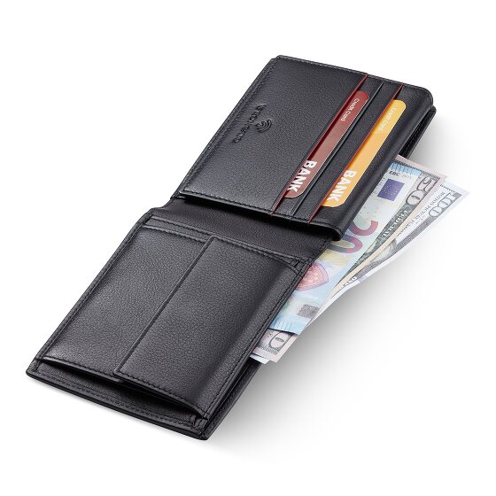 Roncato Detroit Porte-monnaie Cuir véritable 12.5 cm