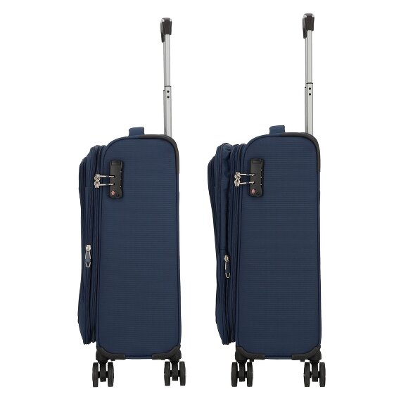 Cocoono Monterrey 4 roulettes Trolley 58 cm avec soufflet d'extension