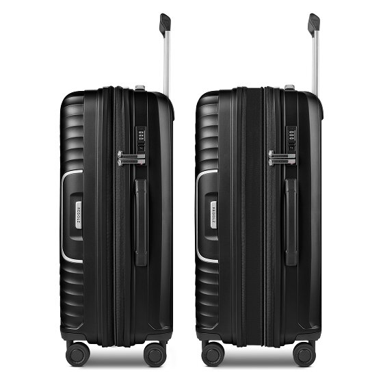 Redolz Essentials 01 4 roues Set de valises 3 pièces avec soufflet d'extension