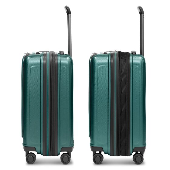 Redolz Essentials 14 4 roues Valise cabine S 55 cm Compartiment ordinateur avec soufflet d'extension