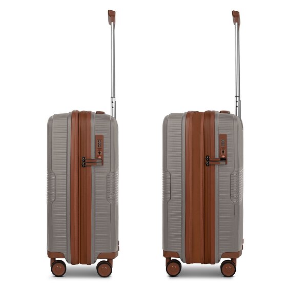 Farmhood Eco Edition 02 4 roulettes Trolley de cabine 55 cm avec soufflet d'extension