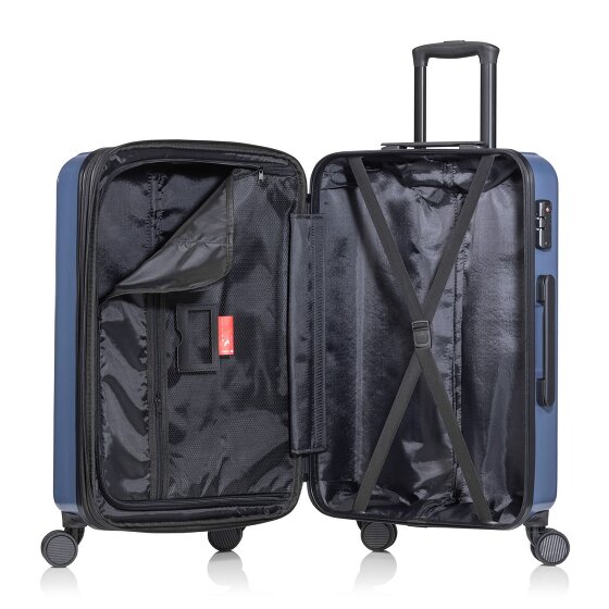 Pack Easy Jolly 4 roulettes Trolley M 64 cm avec soufflet d'extension