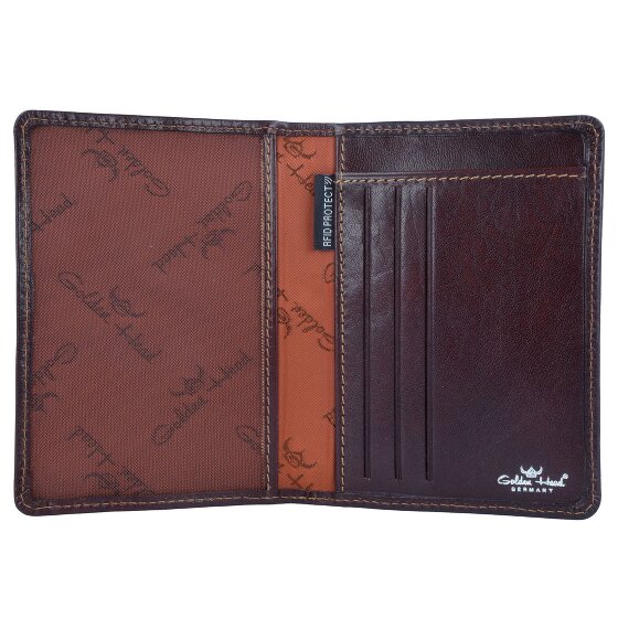 Golden Head Porte-cartes d'identité Colorado RFID en cuir 9 cm