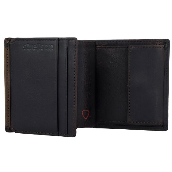 Strellson Porte-monnaie Camden en cuir 9,5 cm
