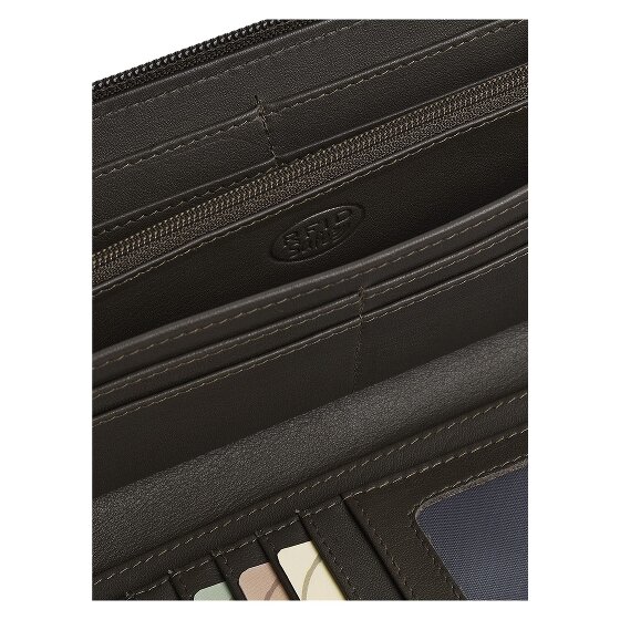 The Chesterfield Brand Mirelle Porte-monnaie Protection RFID Cuir véritable 19 cm