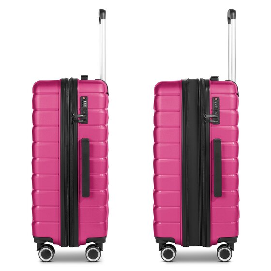 Bench Paris 4 roues Valise cabine M 66 cm avec soufflet d'extension