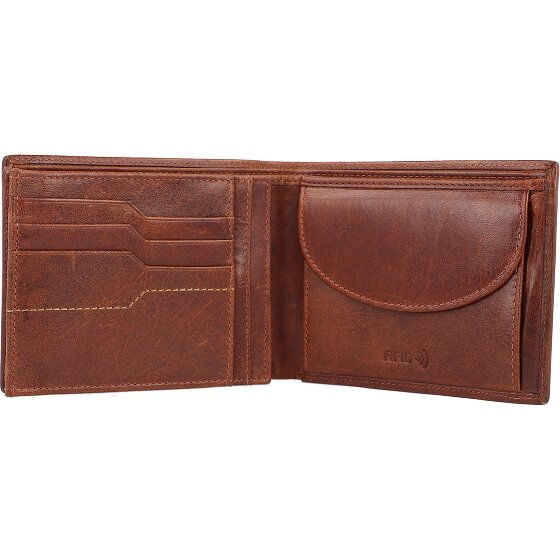 Mika Porte-monnaie RFID cuir 12 cm