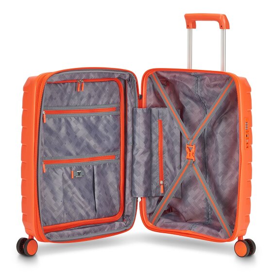 Roncato Skyline 2.0 4 roulettes Trolley de cabine 55 cm avec soufflet d'extension