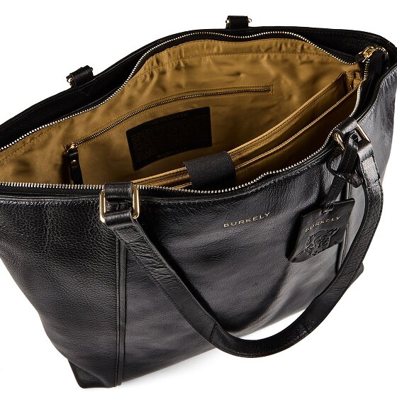 Burkely Fine Florence Sac de shopper Cuir véritable 37 cm Compartiment ordinateur