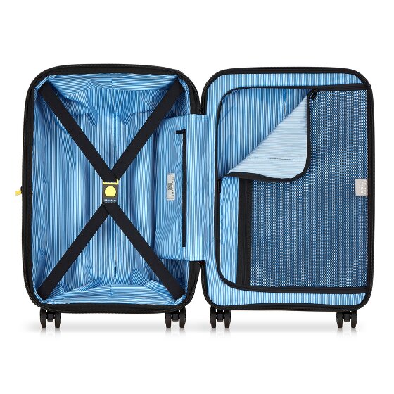 Delsey Paris Lutece Se 4 roulettes Trolley de cabine 55 cm avec soufflet d'extension