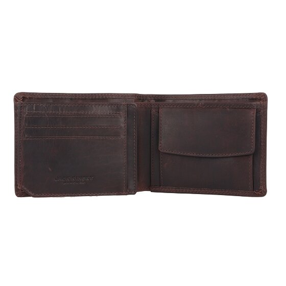 Jack Kinsky Monterey Porte-monnaie Protection RFID Cuir 12.5 cm