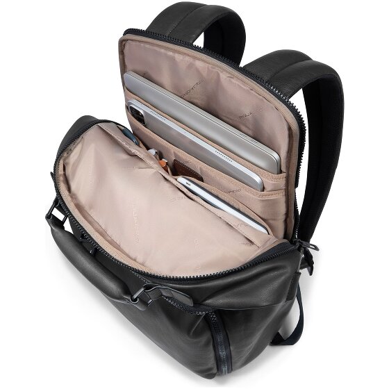 Piquadro Harper Daypack Cuir 44 cm Compartiment pour ordinateur portable