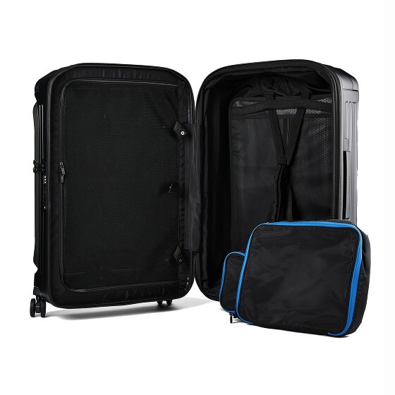 Piquadro PQ-Light 4 roues Valise cabine M 69 cm avec soufflet d'extension