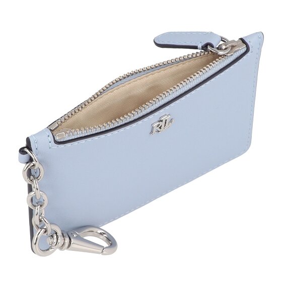 Lauren Ralph Lauren Zip Card Étui à clés Cuir véritable 13 cm