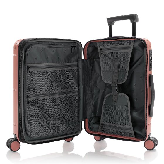 Heys Zen 4 roulettes Trolley de cabine S 54 cm avec soufflet d'extension