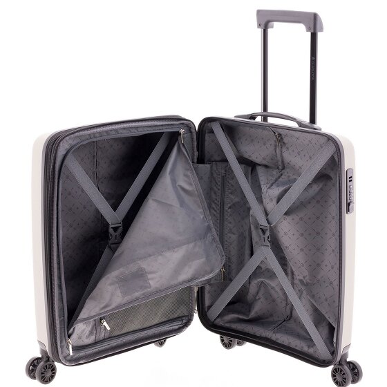 Gladiator 1700 4 roulettes Trolley de cabine 55 cm avec soufflet d'extension