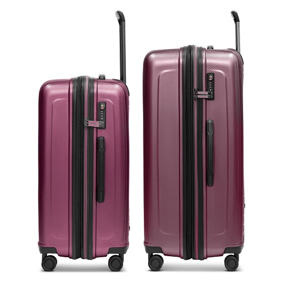 Redolz Essentials 14 4 roulettes Set de valises 2 pièces avec soufflet d'extension