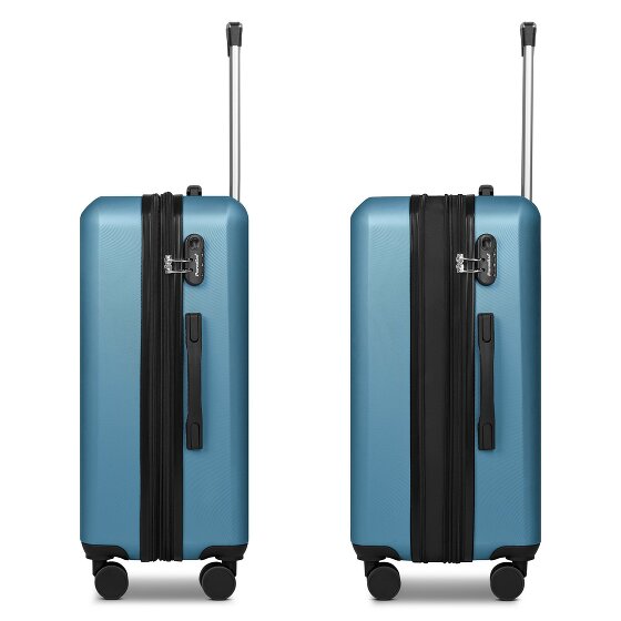 Check.In Paradise 2.0 4 roues Valise cabine M 68 cm avec soufflet d'extension