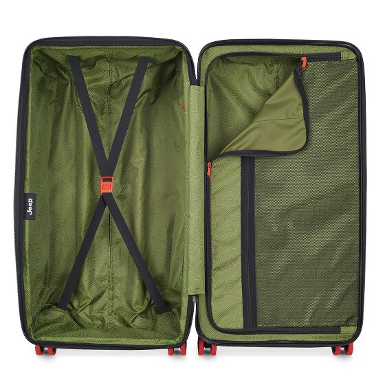 Jeep JH002B 4 roulettes Trolley 80 cm avec soufflet d'extension