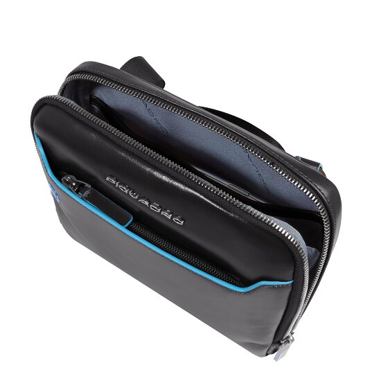 Piquadro Blue Square Sac à bandoulière Cuir véritable 21 cm