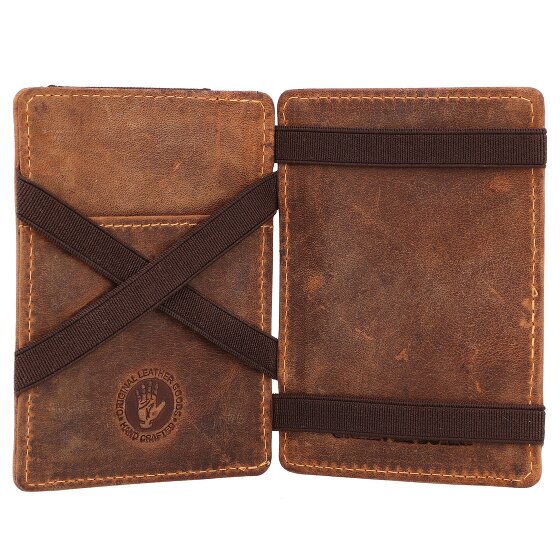 Greenburry Vintage Magic Porte-monnaie en cuir RFID 10 cm