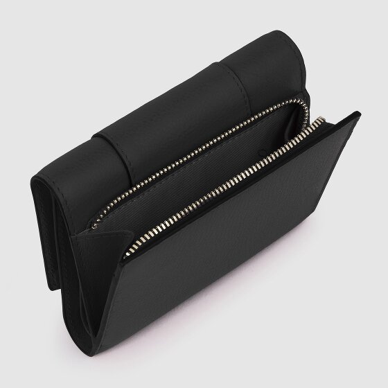 Piquadro Circle Porte-monnaie Protection RFID Cuir véritable 12 cm