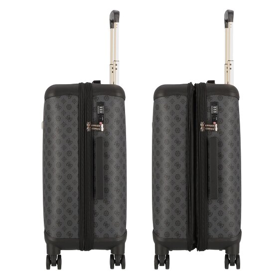 Guess Wilder 4 roulettes Trolley 64 cm avec soufflet d'extension