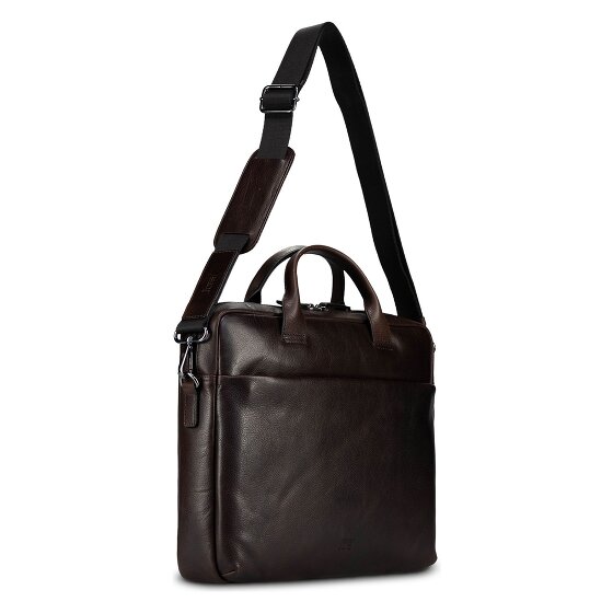Jost London Attaché-case Cuir véritable 38 cm Compartiment ordinateur