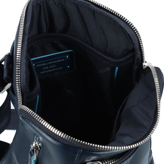 Piquadro Blue Square Sac à bandoulière en cuir 21 cm