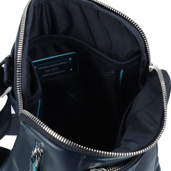 Piquadro Blue Square Sac à bandoulière en cuir 21 cm