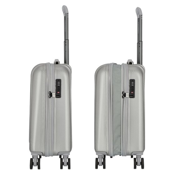 Polestream Moonrock 4 roulettes Trolley de cabine S 55 cm avec soufflet d'extension